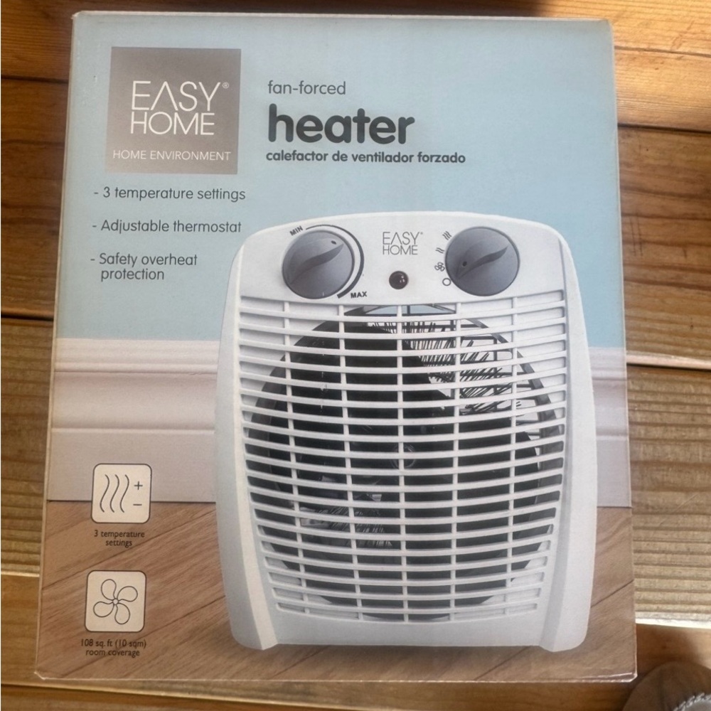 Easy Home White Fan-Forced Heater